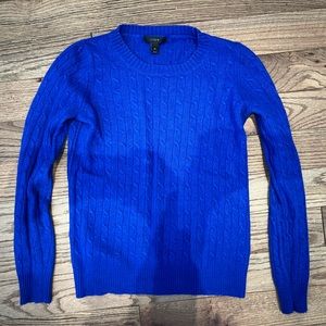 JCrew Cambridge cable crew neck sweater